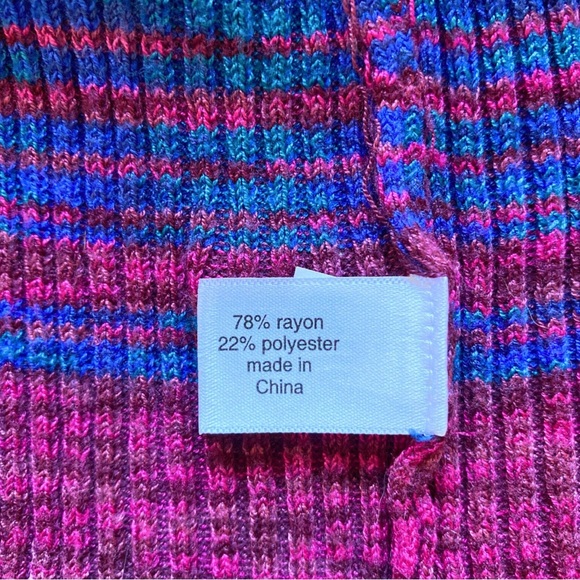 Lane Bryant NWOT Never Worn Long Knit Duster Pink Blue Preppy Cozy Layering - Picture 4 of 6